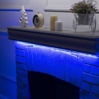 Комплект светодиодной ленты Luazon Lighting 5 м, IP65, SMD2835, 54 LED/м, 12 В, RGB Комплект светодиодной ленты Luazon Lighting 5 м, IP65, SMD2835, 54 LED/м, 12 В, RGB