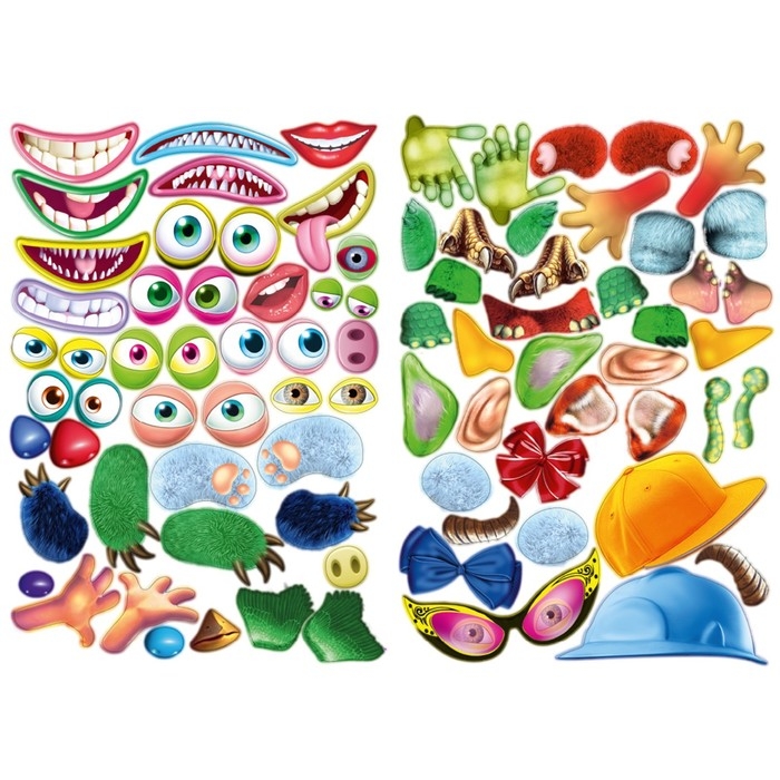 Сделай своего чудика &laquo;Джонс Во&raquo;, книга с наклейками