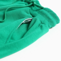 Брюки спортивные для мальчиков, цвет зеленый, рост 86-92 см