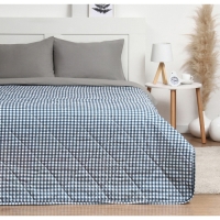 Покрывало LoveLife 1,5сп Blue cage 150*210&plusmn;5см, новосатин, 100%п/э