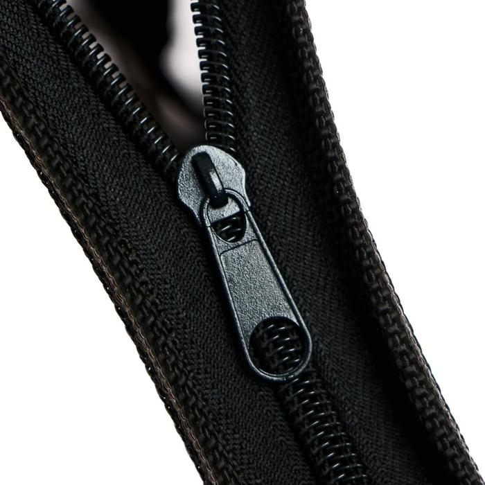 Папка для чертежей и рисунков A3, 425 x 305 х 30 мм, с ручками, пластиковая, молния вокруг, deVENTE, с внутренним карманом, чёрная