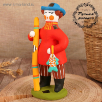 Дымковская игрушка "Рыбак с удочкой" Дымковская игрушка "Рыбак с удочкой"