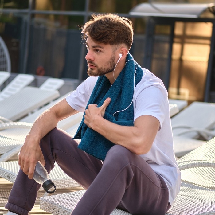 Полотенце махровое для тренировок LoveLife Active 50х100 см, цвет аквамарин, 100% хлопок, 360 гр/м2 Полотенце махровое для тренировок LoveLife Active 50х100 см, цвет аквамарин, 100% хлопок, 360 гр/м2