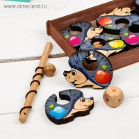 Игра «Поймай-ка. Ёжики» удочка с шариком Игра «Поймай-ка. Ёжики» удочка с шариком