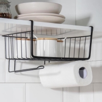 Корзина подвесная Доляна &laquo;Лофт&raquo;, 28,5&times;24&times;17,5 см, цвет чёрный