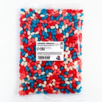 Мармелад жевательный "Бобы желе" со вкусом личи, персик, черника, клубника, 1 кг Мармелад жевательный "Бобы желе" со вкусом личи, персик, черника, клубника, 1 кг