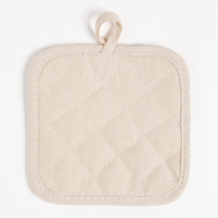 Кухонный набор (2 предмета) Доляна &laquo;Зигзаги&raquo;, прихватка 17х17 см, варежка 26х16 см, 100% п/э