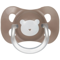 Соска - пустышка латексная классическая &laquo;Мишка&raquo;, от 0 мес., цвет коричнеый