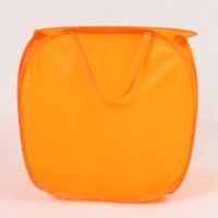 Корзина для хранения игрушек &laquo;Лисёнок&raquo; с крышкой, 45 х 45 х 43 см, оранжевая