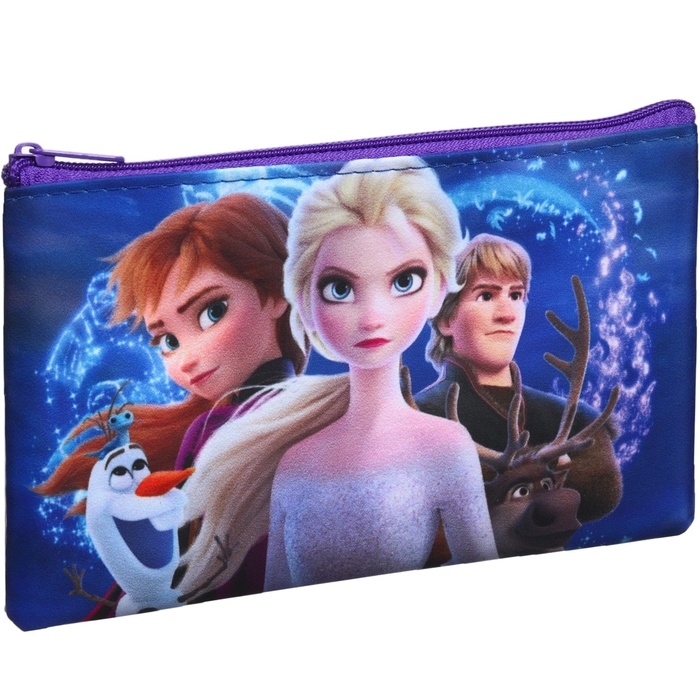 Пенал мягкий, 1 отделение, 105х195 мм, Холодное сердце