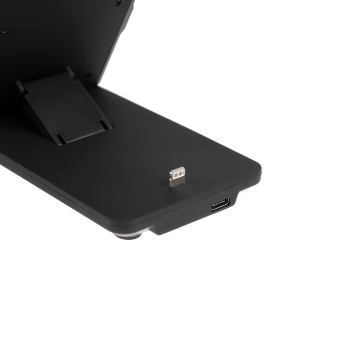 Беспроводное зарядное устройство H16, 15 W, складная, чёрная Беспроводное зарядное устройство H16, 15 W, складная, чёрная