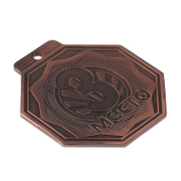 Медаль призовая 199, d= 5 см. 3 место. Цвет бронза. Без ленты Медаль призовая 199, d= 5 см. 3 место. Цвет бронза. Без ленты