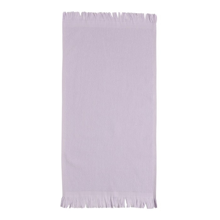 Полотенце махровое Love Life Fringe"70х130 см, цвет светло-лавандовый, 100% хлопок, 380 гр/м2