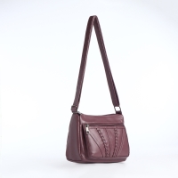 Сумка женская на молнии, цвет сиреневый Сумка женская на молнии, цвет сиреневый