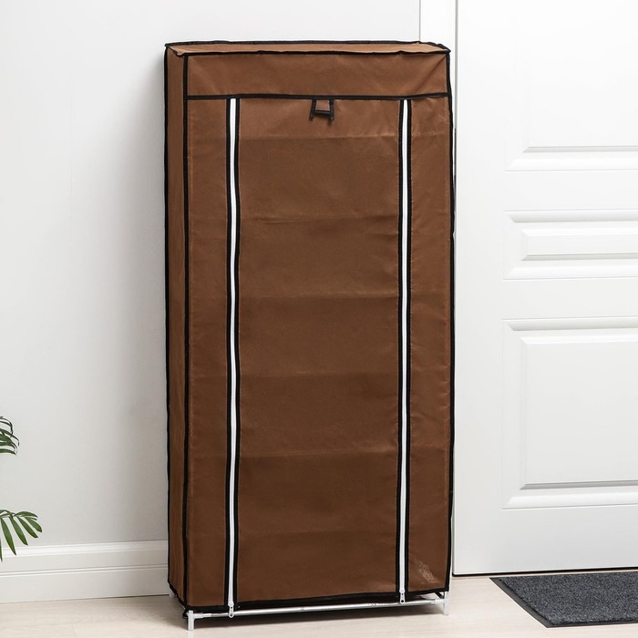 Обувница, 7 ярусов, 60&times;30&times;120 см, цвет кофейный