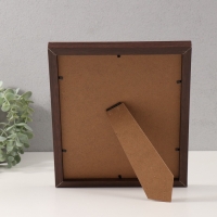 Фоторамка МДФ на 1 фото 13х18 см с паспарту "Феличита" темно-коричневая 2х23х28 см Фоторамка МДФ на 1 фото 13х18 см с паспарту "Феличита" темно-коричневая 2х23х28 см