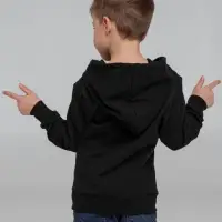 Толстовка с капюшоном детская Kirenga Kids, черная, 12 лет Толстовка с капюшоном детская Kirenga Kids, черная, 12 лет