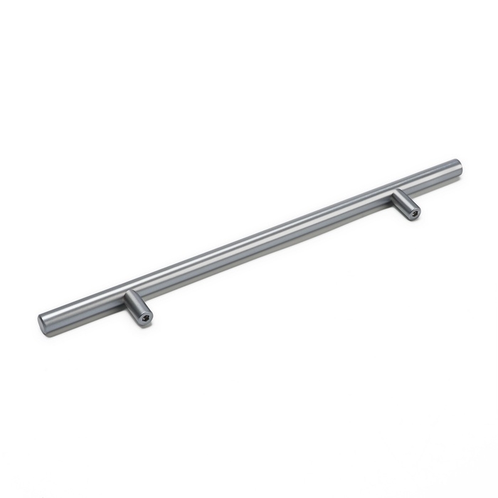 Ручка рейлинг ТУНДРА, облегчённая, d=12 мм, м/о 192/300 мм, внеш ножка, цвет графит Ручка рейлинг ТУНДРА, облегчённая, d=12 мм, м/о 192/300 мм, внеш ножка, цвет графит