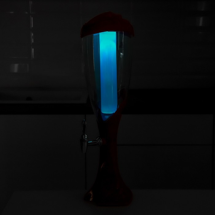 Башня пивная &laquo;Вавилон&raquo;, 3 л, цвет красный