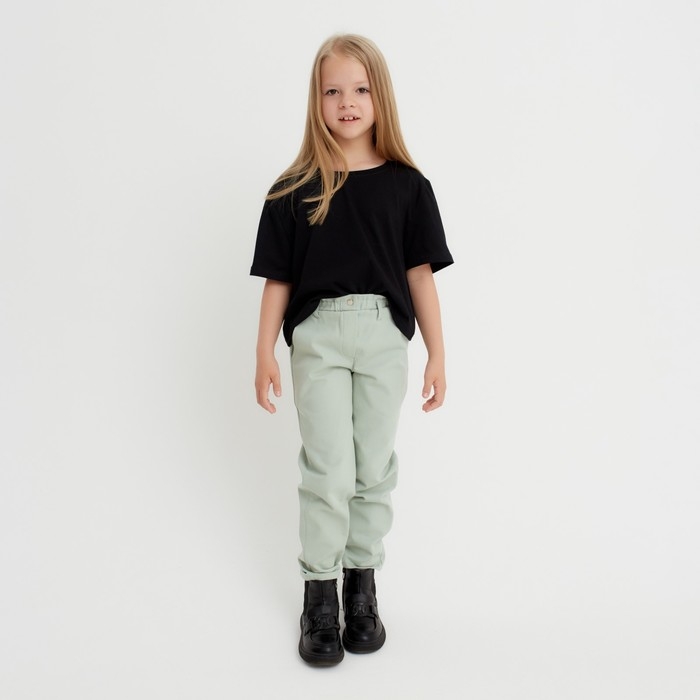 Джинсы для девочки KAFTAN, размер 32 (110-116 см), бирюзовый Джинсы для девочки KAFTAN, размер 32 (110-116 см), бирюзовый