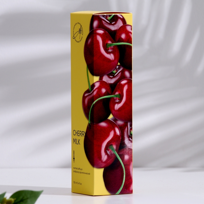 Диффузор ароматический,  "Сherry milk", вишневое молоко, 100 мл