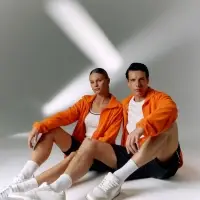 Куртка флисовая унисекс Fliska, оранжевая, размер XS/S