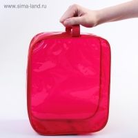 Набор сумок в роддом, 3 шт., цвет прозрачный/красный, M&B Набор сумок в роддом, 3 шт., цвет прозрачный/красный, M&B