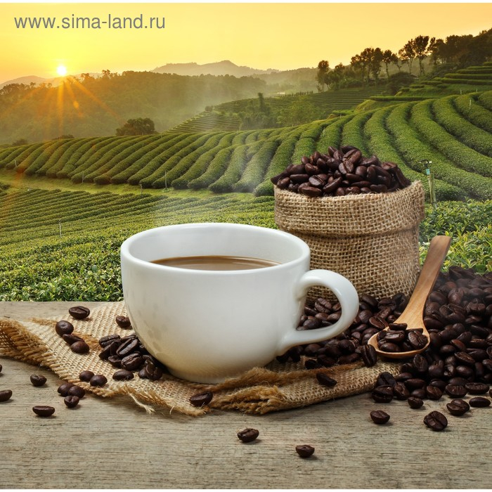 Картина на подрамнике Картина на подрамнике "Ароматный кофе" 40*40 см