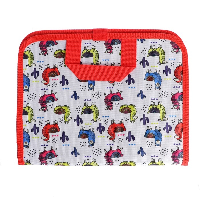 Набор для рисования в виде книжки &laquo;Ламы&raquo; 6 стр., 3 маркера, 29,5 &times; 21,5 см