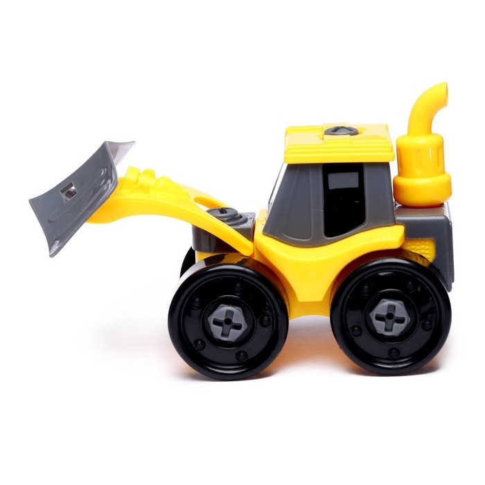 Конструктор винтовой &laquo;Трактор&raquo;, с отверткой, 22 детали, МИКС