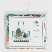 Фартук «Этель: Новогодний лес», 65 × 60 см, 100 % хлопок, саржа, 190 г/м² Фартук «Этель: Новогодний лес», 65 × 60 см, 100 % хлопок, саржа, 190 г/м²