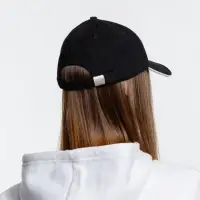 Бейсболка Spiker, черная с белым