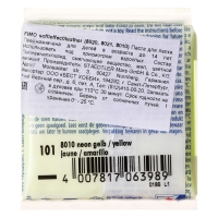 Пластика - полимерная глина, 57 г, Neon effect, жёлтый Пластика - полимерная глина, 57 г, Neon effect, жёлтый