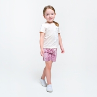 Пижама детская для девочки KAFTAN "Dream" р.30 (98-104), бежевый Пижама детская для девочки KAFTAN "Dream" р.30 (98-104), бежевый