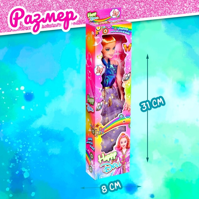 Кукла-модель &laquo;Оля&raquo; в платье, МИКС