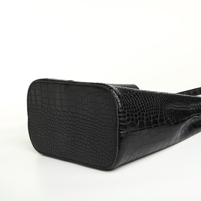 Сумка женская на магните TEXTURA, средний размер, цвет чёрный Сумка женская на магните TEXTURA, средний размер, цвет чёрный