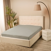 Простыня на резинке &laquo;Купу-купу&raquo;, 180х200х20 см, серый, трикотаж