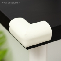 Защитные накладки на углы, набор 4 шт., цвет белый, Крошка Я Защитные накладки на углы, набор 4 шт., цвет белый, Крошка Я