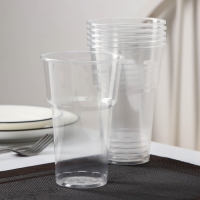 Набор пластиковой одноразовой посуды на 6 персон Не ЗАБЫЛИ! &laquo;Биг-Пак №1&raquo;, цвет белый