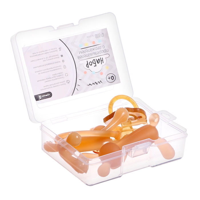 Набор прорезывателей, с держателем, силиконовый шнурок, 3 шт. Набор прорезывателей, с держателем, силиконовый шнурок, 3 шт.