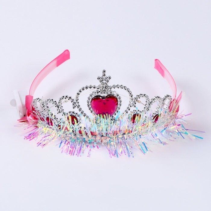 Корона &laquo;Эльза&raquo; световая, цвета МИКС