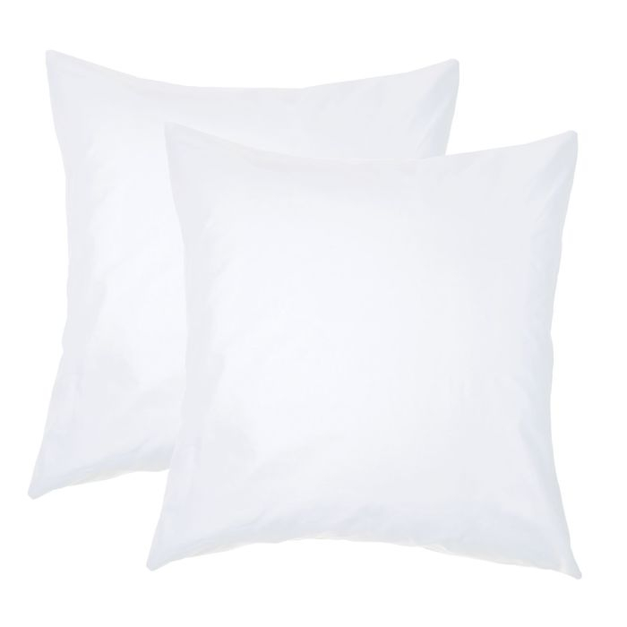 Набор наволочек Атра 70х70см 2шт, цвет белый, поплин 110г/м&sup2; 100% хлопок