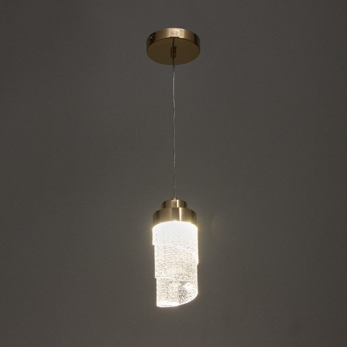 Светильник BayerLux "Джинел" LED 16Вт золото 8,5х8,5х22-130 см