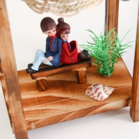 Настольная лампа "Влюбленная пара" Е12 10х14х28 см