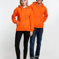 Толстовка на молнии с капюшоном Siverga 2.0, оранжевая, размер XL
