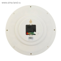 Часы настенные, серия: Животный мир, "Кот", d=29 см, белый обод Часы настенные, серия: Животный мир, "Кот", d=29 см, белый обод