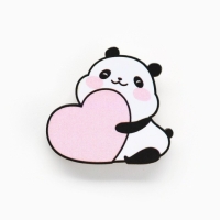 Значок на открытке «Панда», 10 х 8 см Значок на открытке «Панда», 10 х 8 см