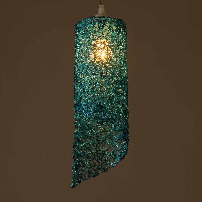 Светильник BayerLux "Сканди" Е27 40Вт синий 10х10х32-150 см