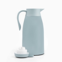 Термос-кофейник, 1.5 л, сохраняет тепло 24 ч, с термометром, стеклянная колба, серый Термос-кофейник, 1.5 л, сохраняет тепло 24 ч, с термометром, стеклянная колба, серый