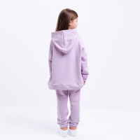 Костюм детский (худи, брюки) MINAKU цвет лавандовый, рост 116 см
